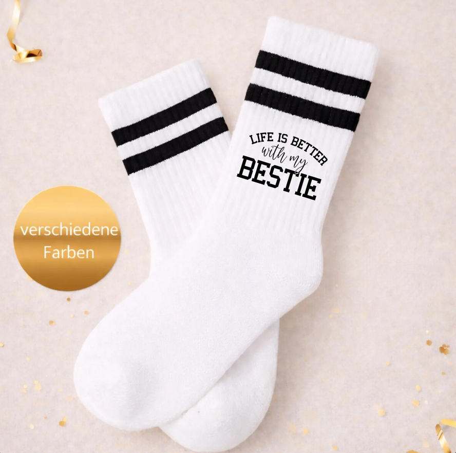 Socken Freundinnen/ Socken Bestie/ Geschenke / Geschenk für Freundinnen